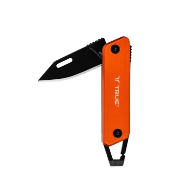Розкладний туристичний ніж True Utility Modern Keychain Knife, Orange/Natralock (TR TU7061N) - Robinzon.ua