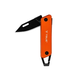 Розкладний туристичний ніж True Utility Modern Keychain Knife, Orange/Natralock (TR TU7061N) - Robinzon.ua