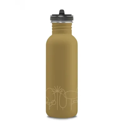 Бутылка для воды LAKEN Basic Steel Bottle Drinklife 0,75L Зеленый - Robinzon.ua