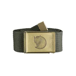Пояс FJALLRAVEN Canvas Brass Belt 4 cm Сірий - Robinzon.ua