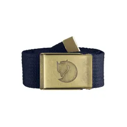 Пояс FJALLRAVEN Canvas Brass Belt 4 cm Темно-синій - Robinzon.ua
