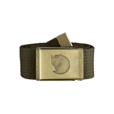 Пояс FJALLRAVEN Canvas Brass Belt 4 cm Оливковый - Robinzon.ua