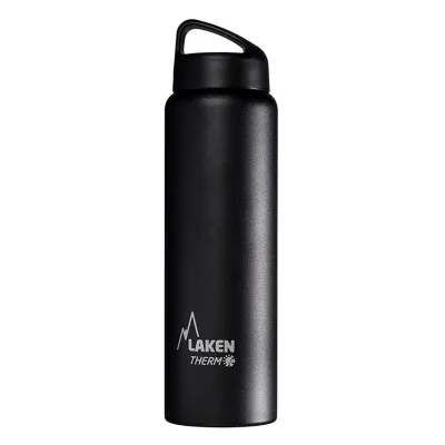 Термобутылка LAKEN Classic Thermo 1L Черный - Robinzon.ua