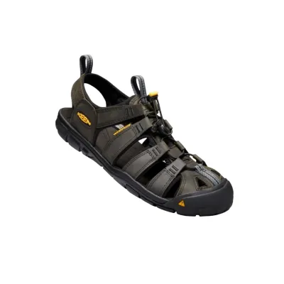 Сандалі чоловічі Keen Clearwater CNX Leather 47.5 - чорний - 1013107.47.5 - Robinzon.ua