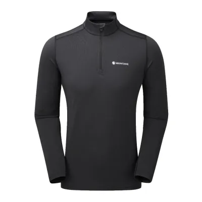 Термобілизна MONTANE Dart Thermo Zip Neck Чорний XXL - Robinzon.ua