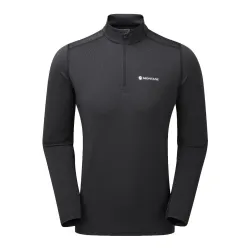 Термобельё MONTANE Dart Thermo Zip Neck Черный XXL - Robinzon.ua