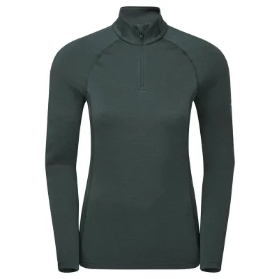 Термофутболка MONTANE Female Dart XT Zip Neck Зеленый XS/8/36 - Robinzon.ua