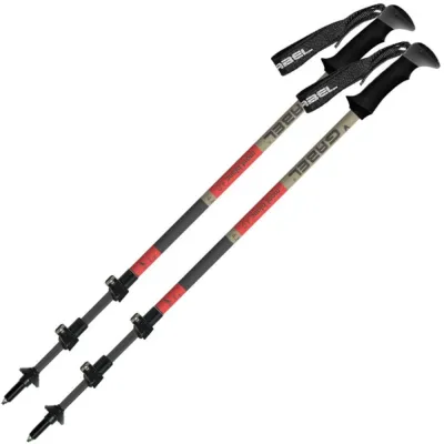 Трекинговые палки Gabel Mont Blanc FL 4.0 red - Robinzon.ua
