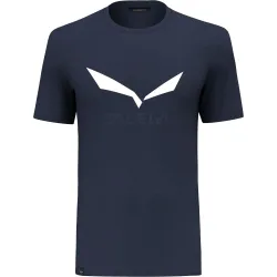 Футболка мужская Salewa SOLIDLOGO DRI-REL M S/S TEE 27018 3960 - 54/2X - темно-синий - Robinzon.ua