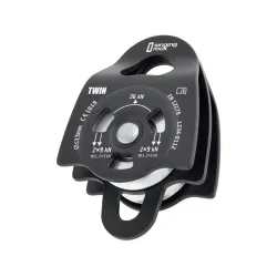Блок ролик Singing Rock Pulley Twin Roll Black (SR RK802BB00) Блок ролик Singing Rock Pulley Twin Roll Black (SR RK802BB00) - Robinzon.ua
