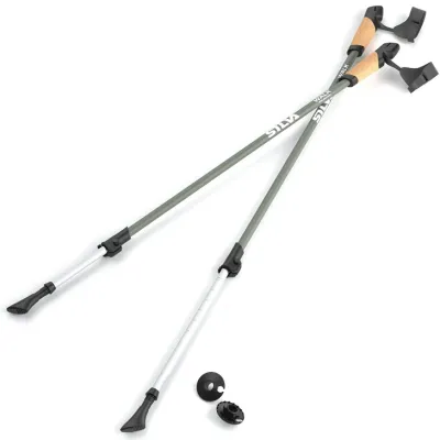 Палки для скандинавськой ходьбы Silva Walking Poles Aluminum Cork, 104-140 см, Grey (SLV 38123) - Robinzon.ua