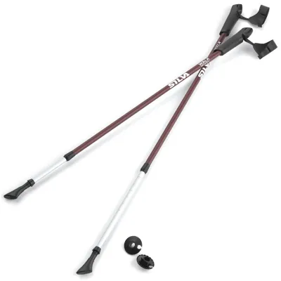 Палки для скандинавськой ходьбы Silva Walking Poles, 104-140 см, Red (SLV 38125) - Robinzon.ua