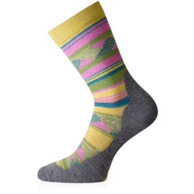 Термошкарпетки трекінг Lasting WLI L жовтий/рожевий - Robinzon.ua