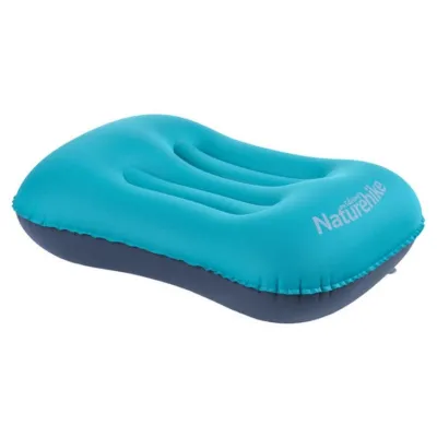 Надувная подушка для легкого туриста Naturehike бирюзовая NH17T013-Z. - Robinzon.ua