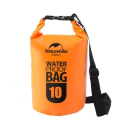 Водонепроникний мішок з ремінцем Naturehike 10 л помаранчевий NH15M010-J - Robinzon.ua
