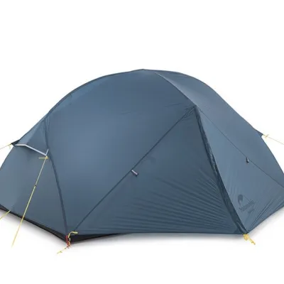Двомісний намет Naturehike Mongar 2 15D нейлон синій  NH19M002-J - Robinzon.ua