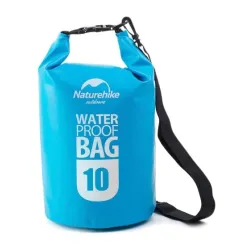 Водонепроницаемая сумка с ремешком Naturehike 10 л голубая FS15M010-J. - Robinzon.ua
