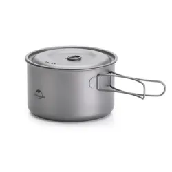 Титановий казанок Naturehike 1300 мл NH18T202-B - Robinzon.ua