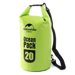 Водонепроницаемая сумка с ремешком Naturehike 20 л салатовая FS15M020-J. - Robinzon.ua