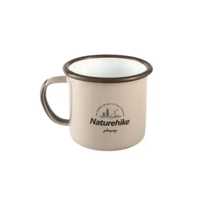 Эмалированная кружка Naturehike цвет хаки NH20SJ030. - Robinzon.ua
