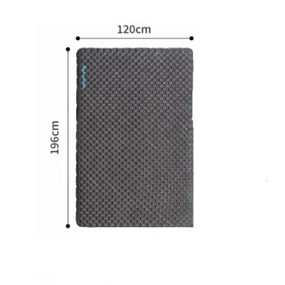 Двухместный надувной коврик Naturehike R Value: 3,5, размер 196 х 120 см цвет черный CNH22DZ018. - Robinzon.ua