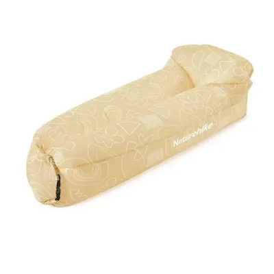 Ламзак-надувной диван Naturehike бежевый с принтом CNH22DZ022. - Robinzon.ua