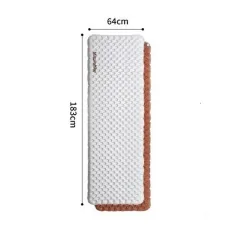 Надувний килимок Naturehike R Value: 5,8  розмір: 183 х 64 х 8 см світло-сірий CNH22DZ016 - Robinzon.ua