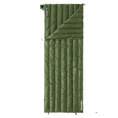 Спальник ультралегкий пуховий Naturehike CW295 upgrade зелений CNK2300SD013 - Robinzon.ua