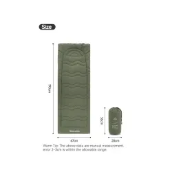 Матрас для раскладного кровати Naturehike размер 190 x 67 см зеленый CNK2300DZ022. - Robinzon.ua