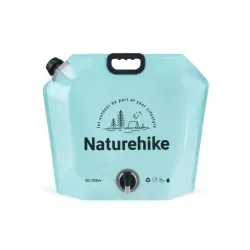 Складной контейнер для воды Naturehike, 10 л, голубой CNK2450CF027. - Robinzon.ua
