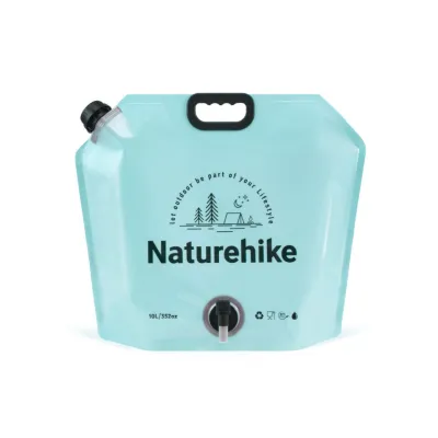 Складной контейнер для воды Naturehike, 10 л, голубой CNK2450CF027. - Robinzon.ua