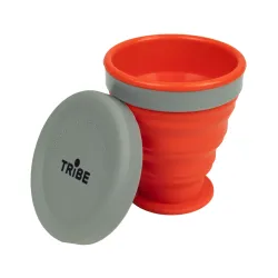 Стакан складаний силіконовий Tribe 200 мл T-FF-0001 Terracota - Robinzon.ua