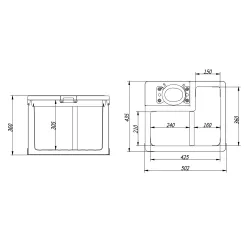 Компресорний автохолодильник Alpicool АRC35 (35 літрів). До -18℃. Живлення 12, 24 вольт Компресорний автохолодильник Alpicool АRC35 (35 літрів). До -18℃. Живлення 12, 24 вольт - Robinzon.ua