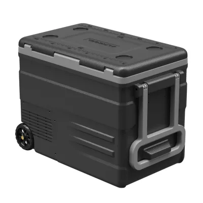 Компресорний автохолодильник Alpicool U55E (55 літрів). Охолодження до -20℃. Живлення 12, 24, 220 вольт - Robinzon.ua