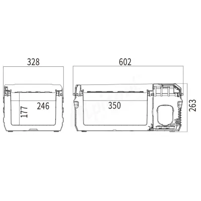 Компрессорный автохолодильник Alpicool NL15 (15 литров). До -20 ℃. Питание 12, 24, 220 вольт - Robinzon.ua