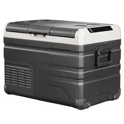Компрессорный автохолодильник Alpicool TW35 (37 литров). Двухкамерный. До -20℃. Питание - 12, 24, 220 вольт, батарея - Robinzon.ua