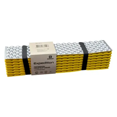 Коврик кемпинговый, каремат Base Camp Expedition IXPE, 185x55x1.5см, Yellow (BCP 20312) - Robinzon.ua