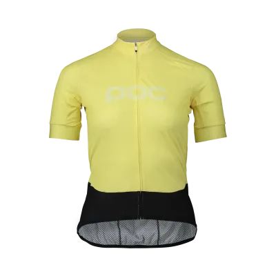 Джерси женское POC W's Essential Road Logo jersey, Lt Sulfur Yellow/Sulfur Yellow, L (PC 532938312LRG1) - Robinzon.ua