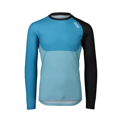 Джерси POC MTB Pure LS Jersey, Uranium Black/Basalt Blue/Lt Basalt Blue, S (PC 528448321SML1) - Robinzon.ua