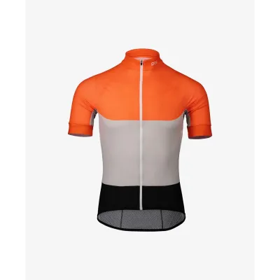 Велоджерси POC Essential Road Light Jersey,Granite Grey/Zink Orange, S (PC 582128287SML1) - Robinzon.ua