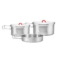 Набор посуды из нержавеющей стали Terra Incognita Family Set M (TI-FaSet M) - Robinzon.ua