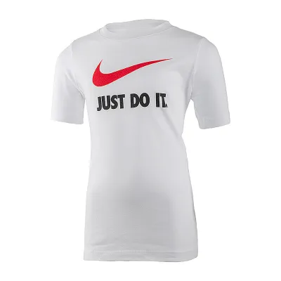 Детская Футболка Nike B NSW TEE JDI SWOOSH Серый XS (AR5249-100 XS) - Robinzon.ua