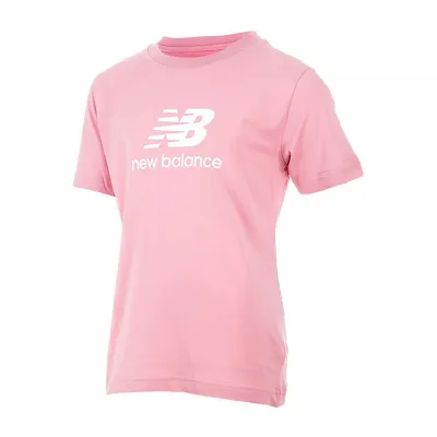 Дитяча Футболка New Balance Essentials Stacked Logo Jersey Рожевий  137-147 (7dYT31541HAO 137-147) - Robinzon.ua