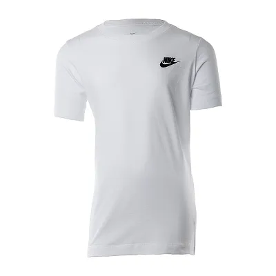 Детская Футболка Nike B NSW TEE EMB FUTURA Белый XS (AR5254-100 XS) - Robinzon.ua