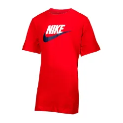 Детская Футболка Nike K NSW TEE FUTURA ICON TD  Красный 90-96 (7dAR5252-659 90-96) - Robinzon.ua