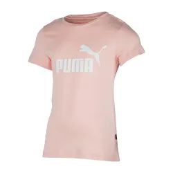 Дитяча Футболка Puma ESS Logo Tee Персиковий 128 (58702966) - Robinzon.ua