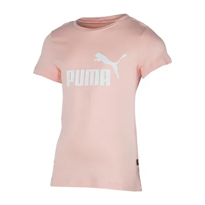 Дитяча Футболка Puma ESS Logo Tee Персиковий 128 (58702966) - Robinzon.ua