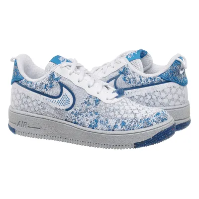 Кросівки дитячі Nike AF1 CRATER FLYKNIT NN 38 - білий/блакитний, спортивні - 60704-7dDM1060-100 38 - Robinzon.ua