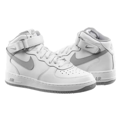 Детские Кроссовки Nike AIR FORCE 1 MID Белый 37.5 (7dDH2933-101 37.5) - Robinzon.ua