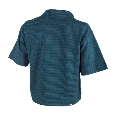 Жіноча Футболка Puma HER Polo Tee Синій 2XS (67310816) - Robinzon.ua